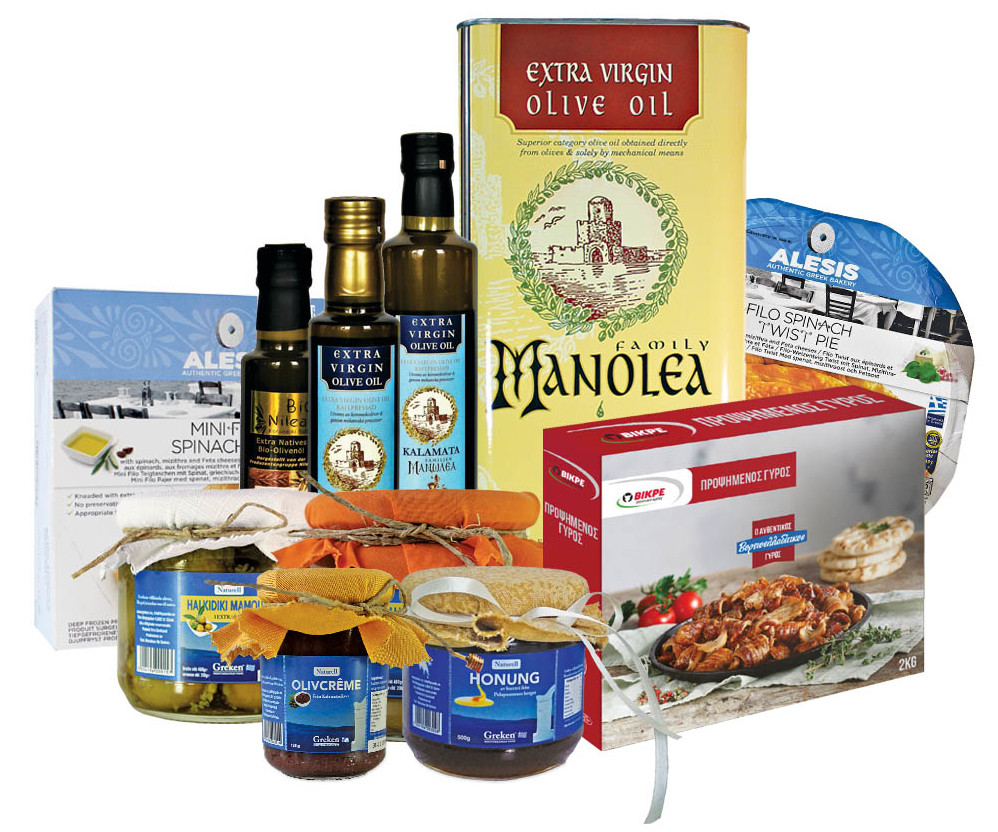 grekiska matprodukter, bli återförsäljare.